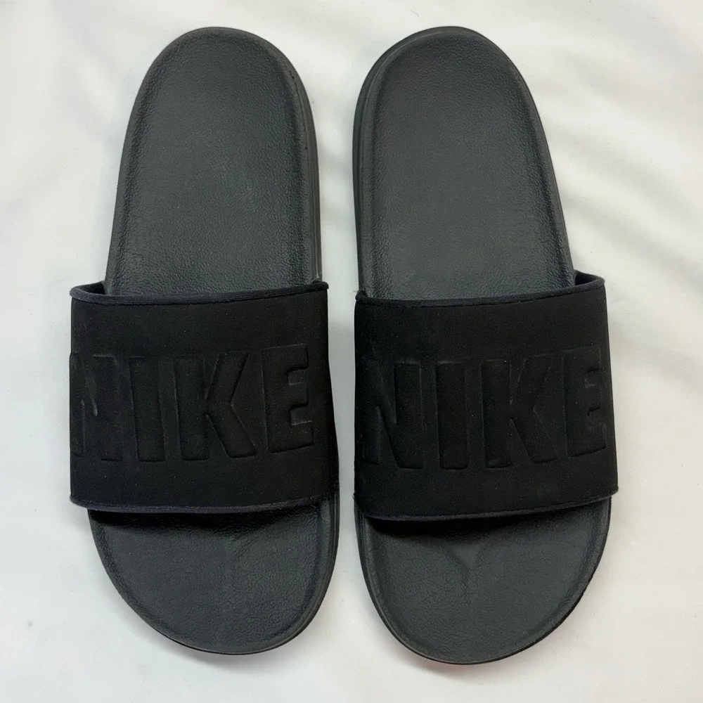 Nike Offcourt Slide Triple Black Men's 10 Unisex Slippers Sandals BQ4639-003